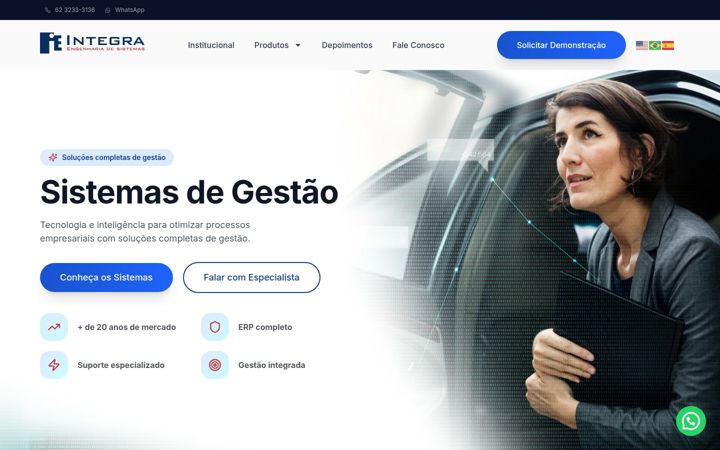 Screenshot of integrasist.com.br