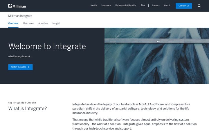 Screenshot of integrate-solutions.com