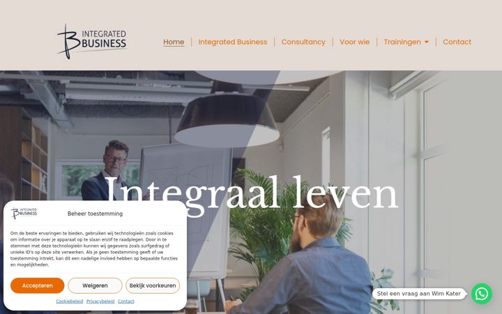 Screenshot of integratedbusiness.nl