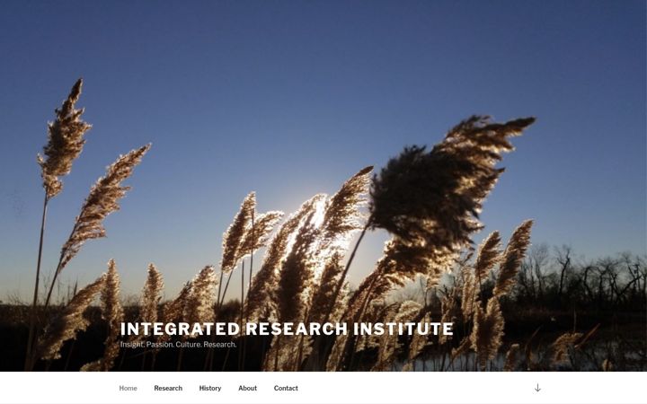 Screenshot of integratedresearch.org
