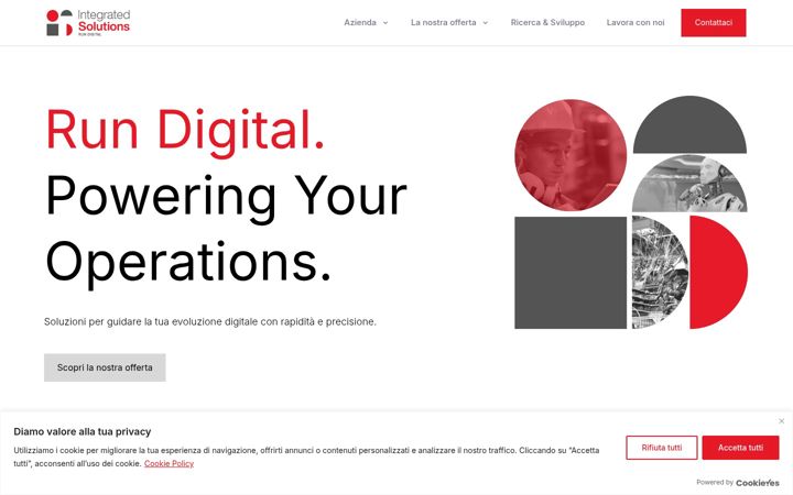 Screenshot of integratedsolutions.it