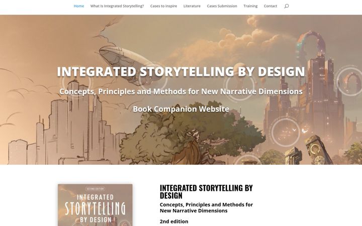 Screenshot of integratedstorytelling.com