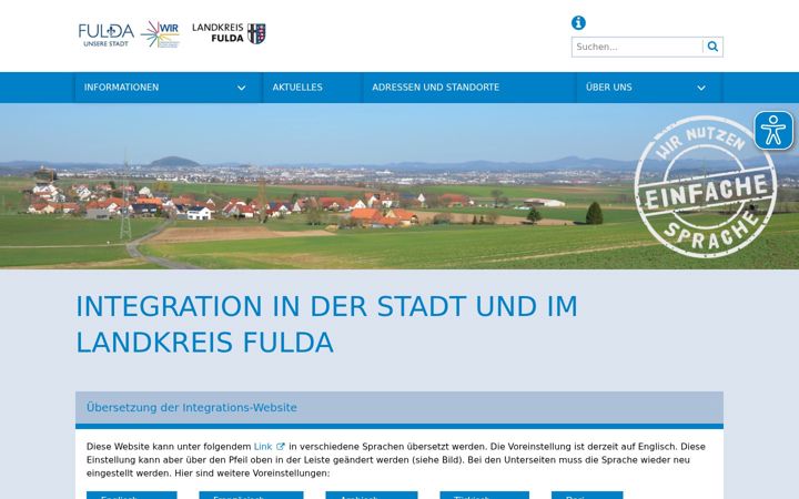 Screenshot of integration-fulda.de