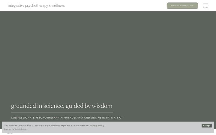 Screenshot of integrativepsychwellness.com