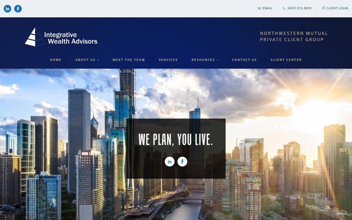 Screenshot of integrativewealth.nm.com