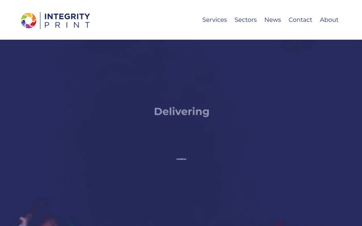 Screenshot of integrity-print.com