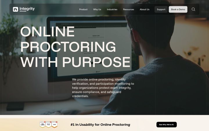 Screenshot of integrityadvocate.com