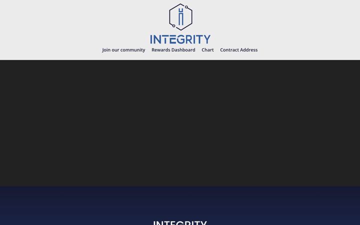 Screenshot of integritycoin.co.uk