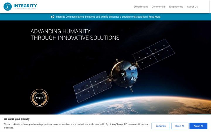 Screenshot of integritycsinc.com
