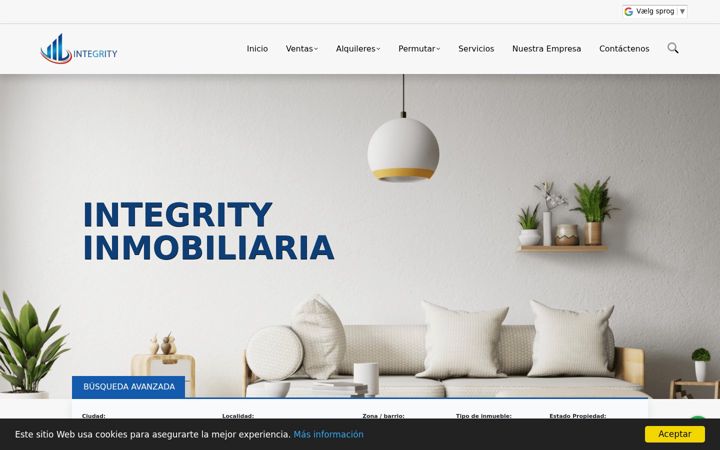 Screenshot of integrityinmo.com