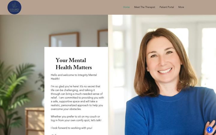Snímek obrazovky integritymentalhealthwi.com