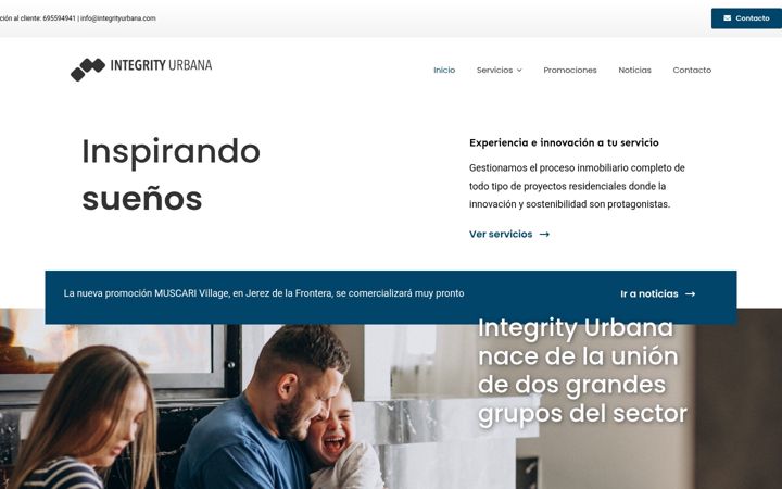Screenshot of integrityurbana.com
