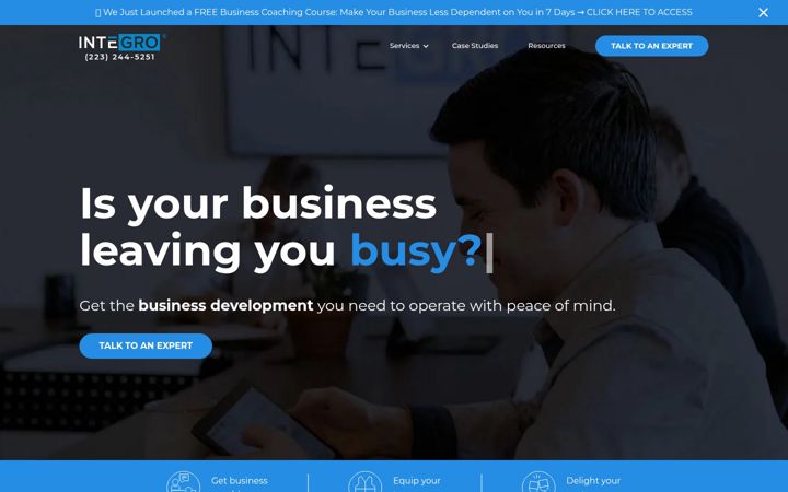 Screenshot of integro212.com