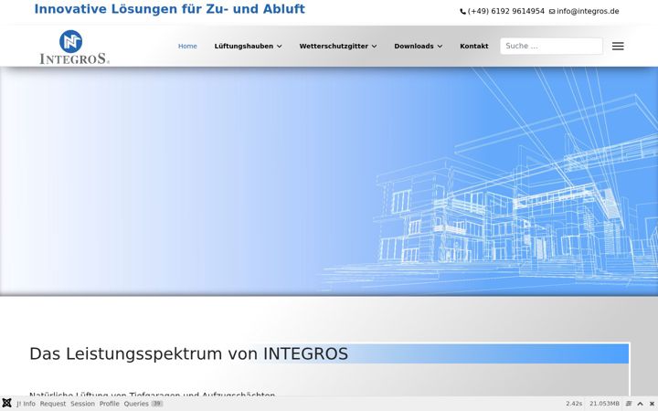 Screenshot of integros.de