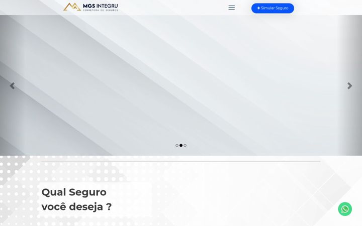 Screenshot of integruseguros.com.br