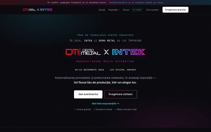 Screenshot of intek.ro