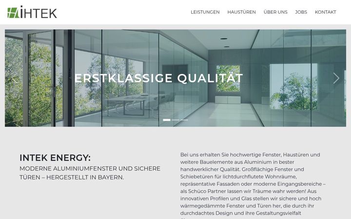 Screenshot of intekenergy.de