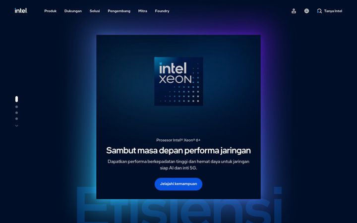 Screenshot of intel.co.id