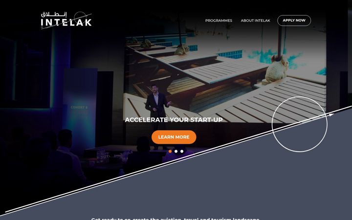 Screenshot of intelak.com