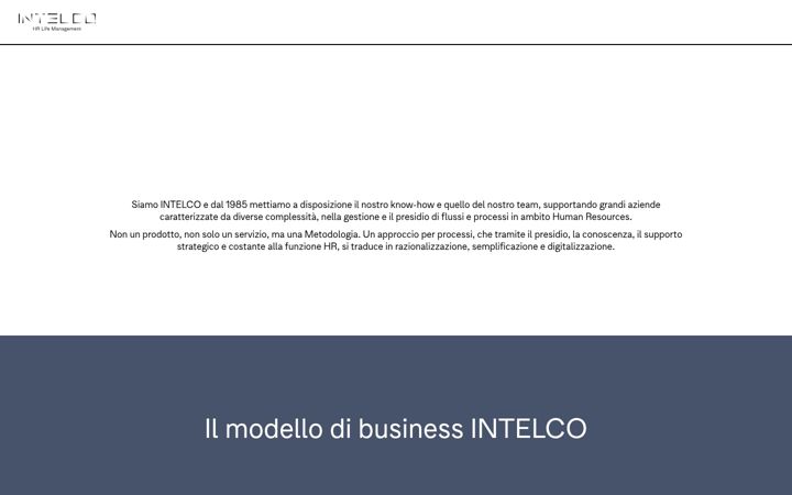 Screenshot of intelco.it