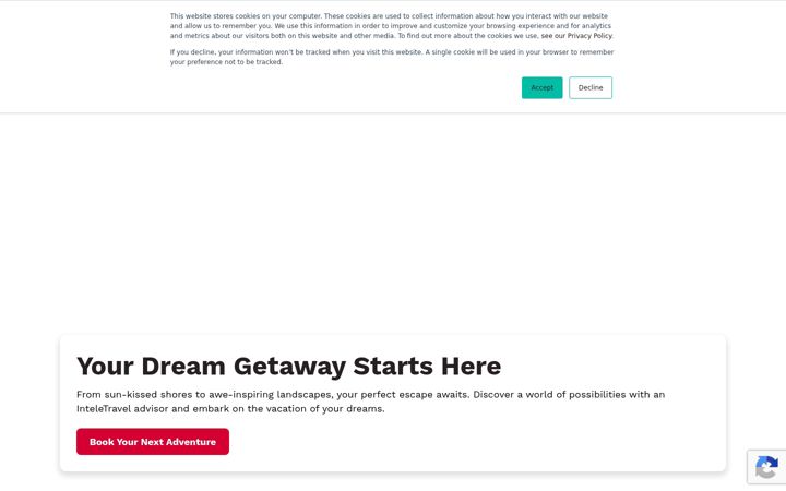 Screenshot of inteletravel.com