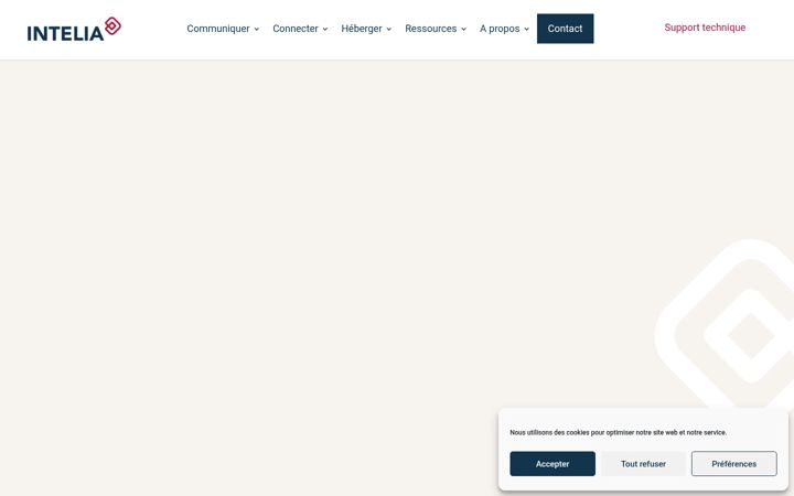 Screenshot of intelia.fr