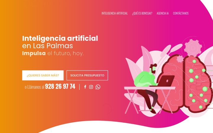 Screenshot of inteligenciaartificiallaspalmas.es