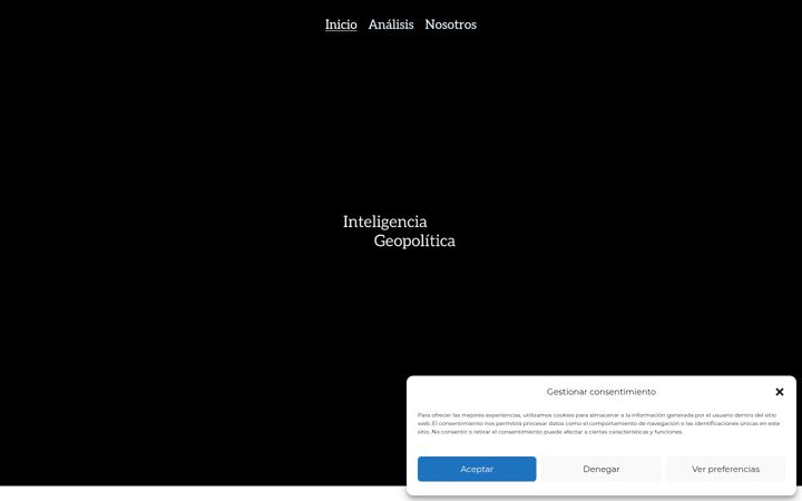 Screenshot of inteligenciageopolitica.es