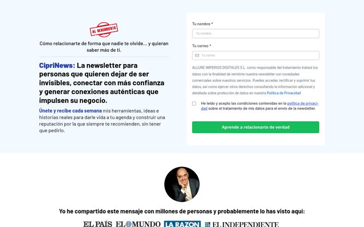 Screenshot of inteligenciarelacional.es