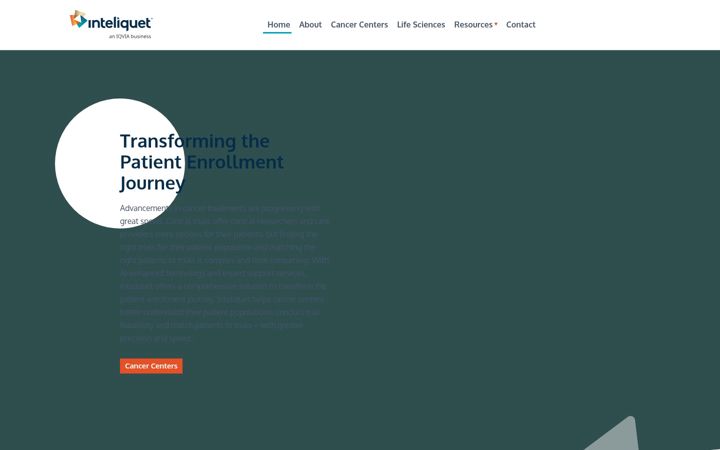 Screenshot of inteliquet.com