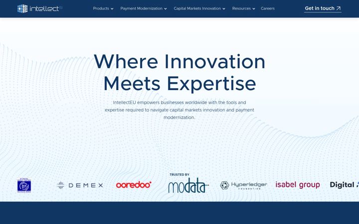 Screenshot of intellecteu.com
