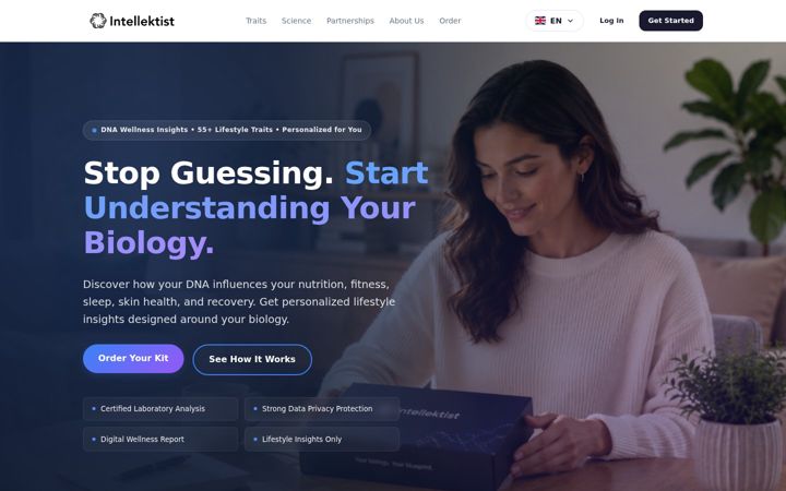 Screenshot of intellektist.com