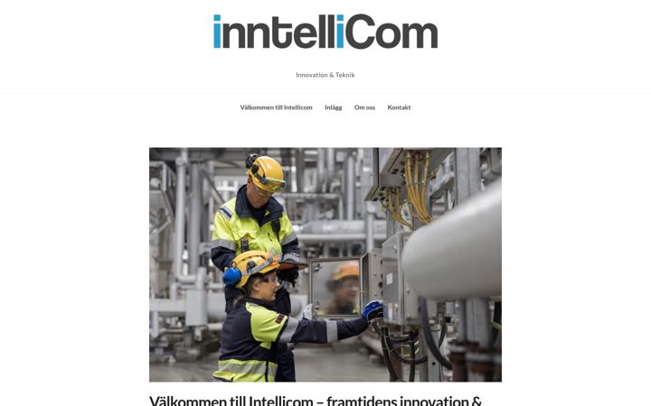 Screenshot of intellicom.se