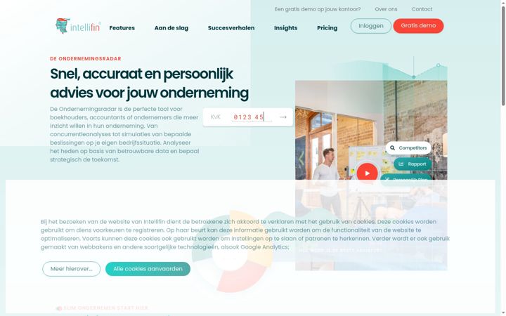 Screenshot of intellifin.nl