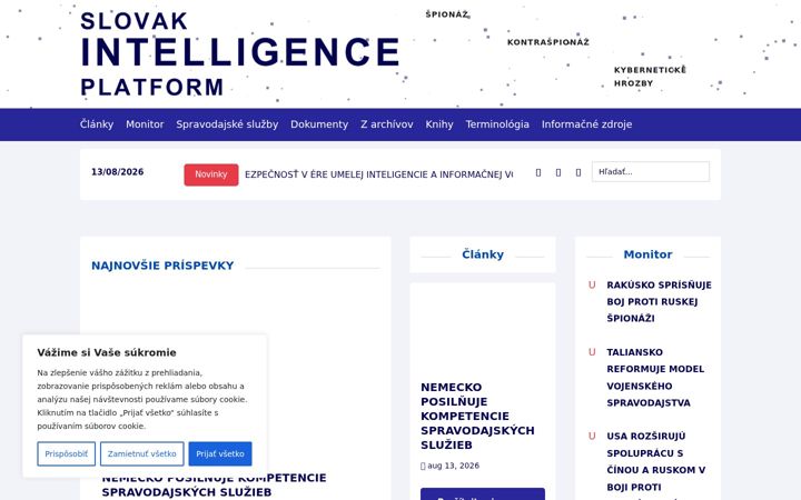 Screenshot of intelligence-platform.org