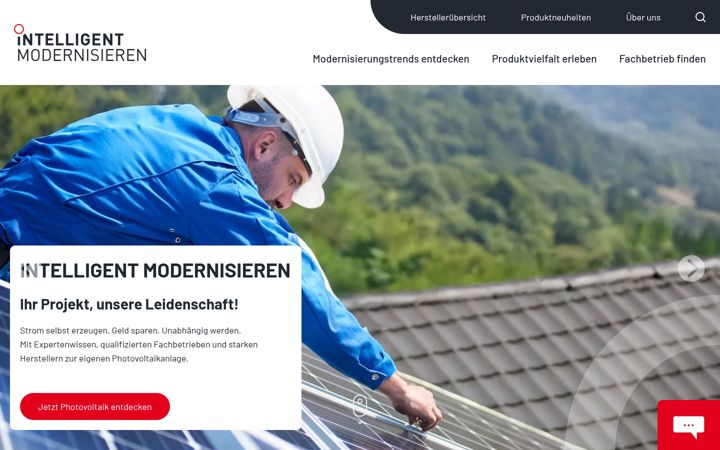 Zrzut ekranu intelligent-modernisieren.de