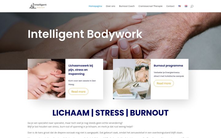 Screenshot of intelligentbodywork.nl