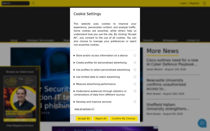 Screenshot of intelligentciso.com