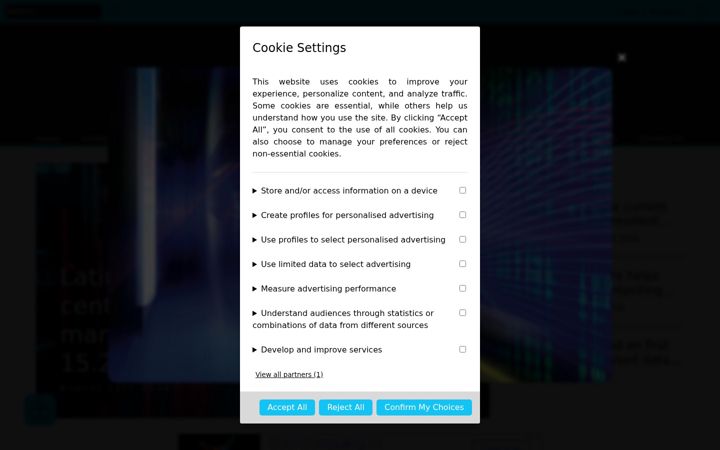 Screenshot of intelligentdatacentres.com