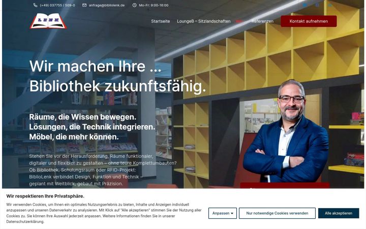 Screenshot of intelligenteinrichten.de