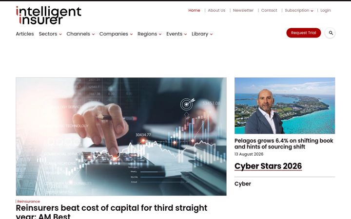 Screenshot of intelligentinsurer.com