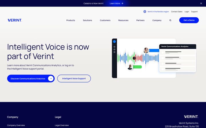 Screenshot of intelligentvoice.com