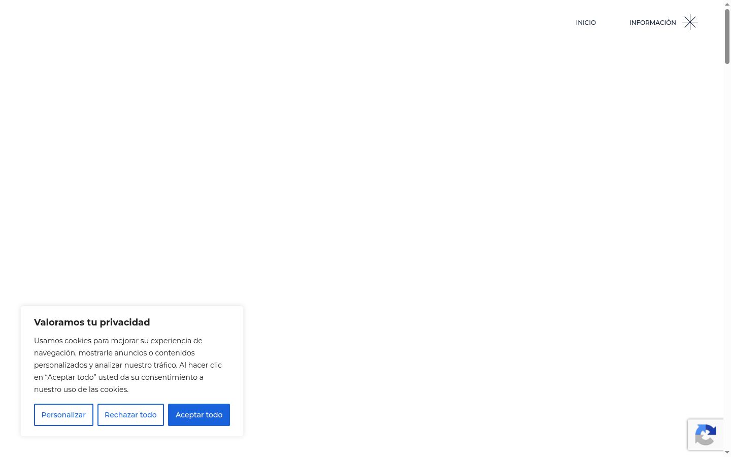 Screenshot des Einwilligungsbanners vor jeglicher Interaktion