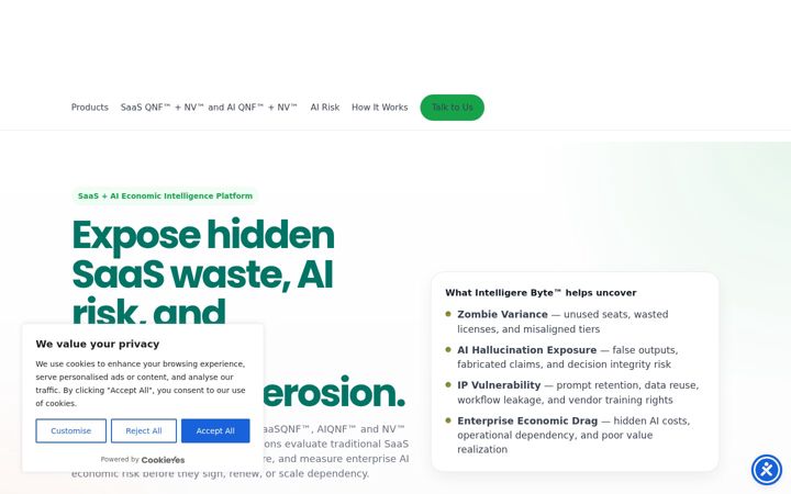 Screenshot of intelligerebyte.com