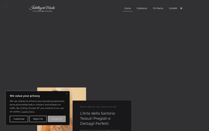 Screenshot of intelligeremoda.it