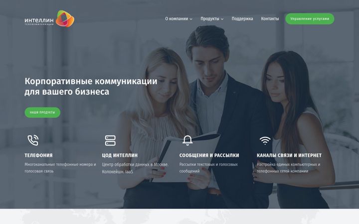 Screenshot of intellin.ru