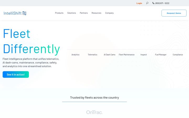 Screenshot of intellishift.com