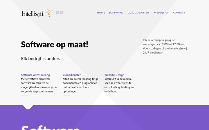 Screenshot of intellisoft.nl
