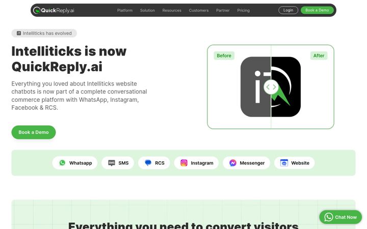 Screenshot von intelliticks.com