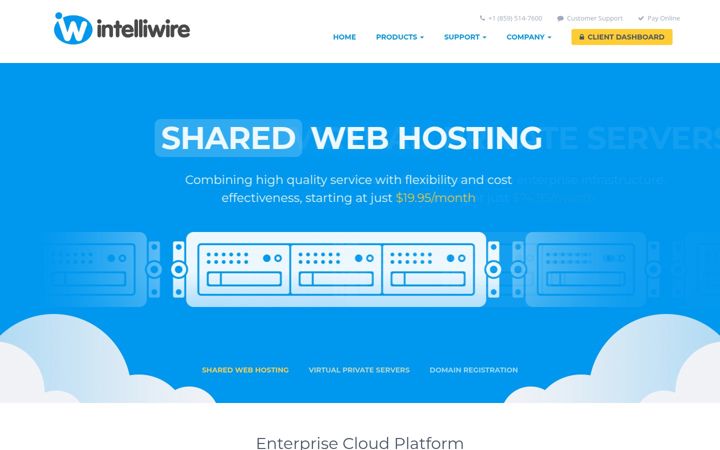 Screenshot of intelliwire.net